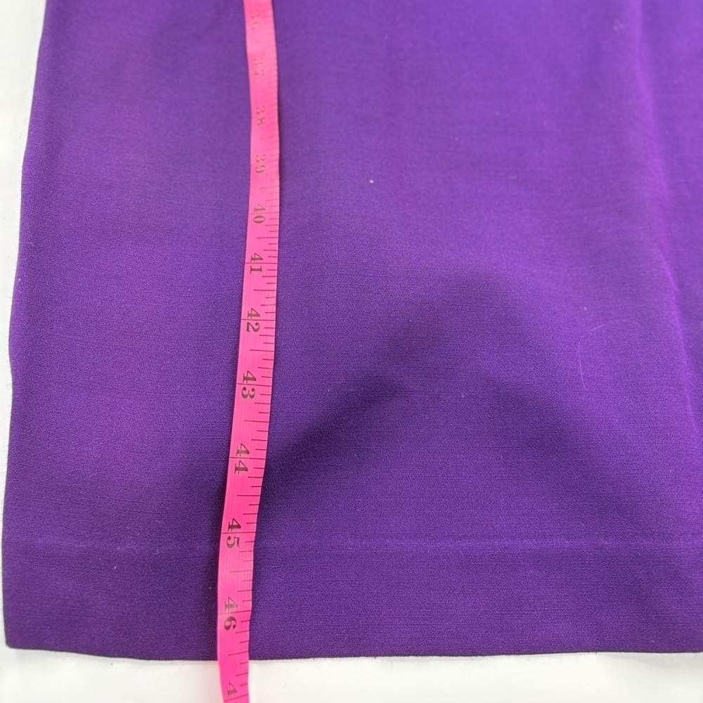Elegant Purple Sleeveless Dress - Picture 7 of 8